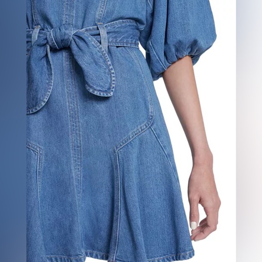 Seven for all mankind Puff Sleeve Dress 
Size: M - Picture 3 of 8